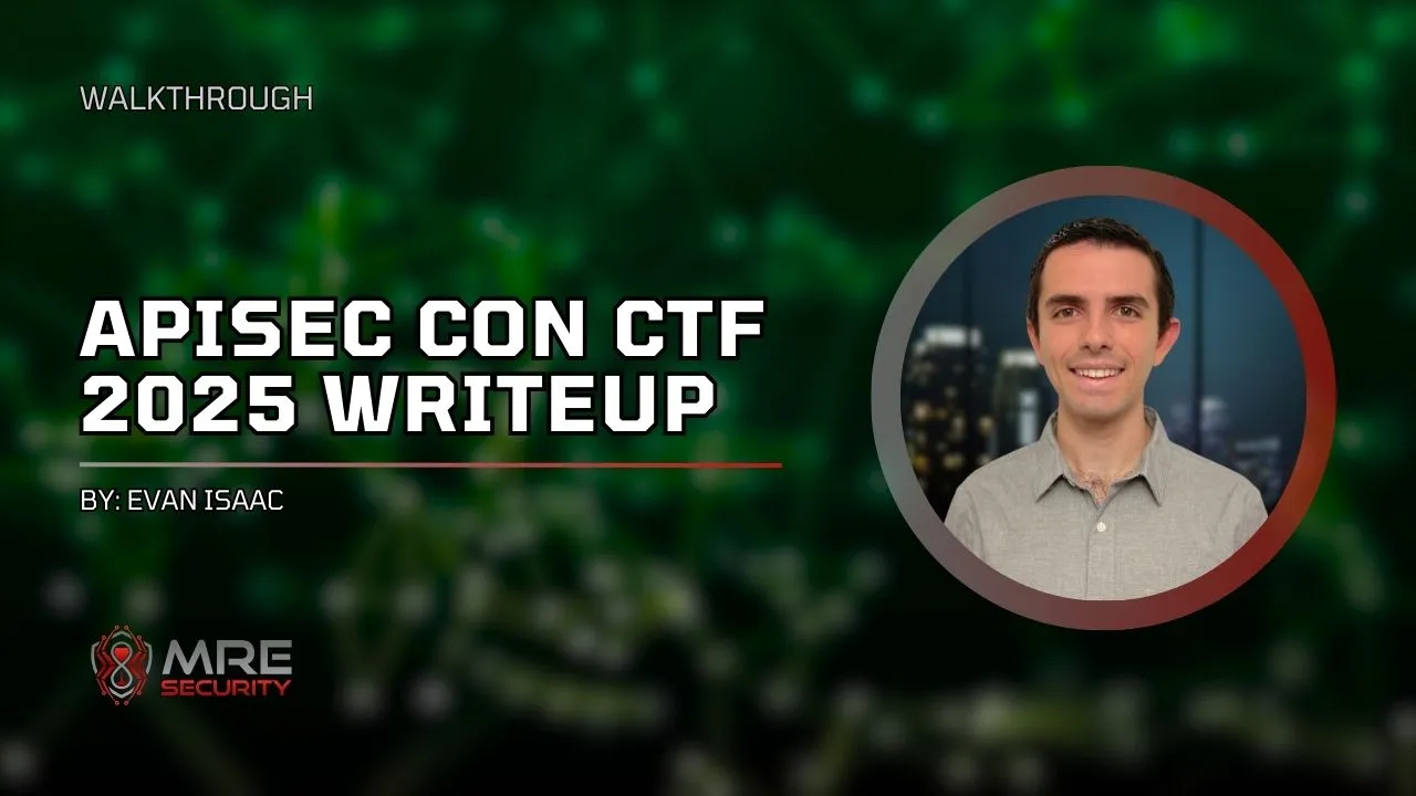 Cover for APISEC Con CTF 2025 Writeup